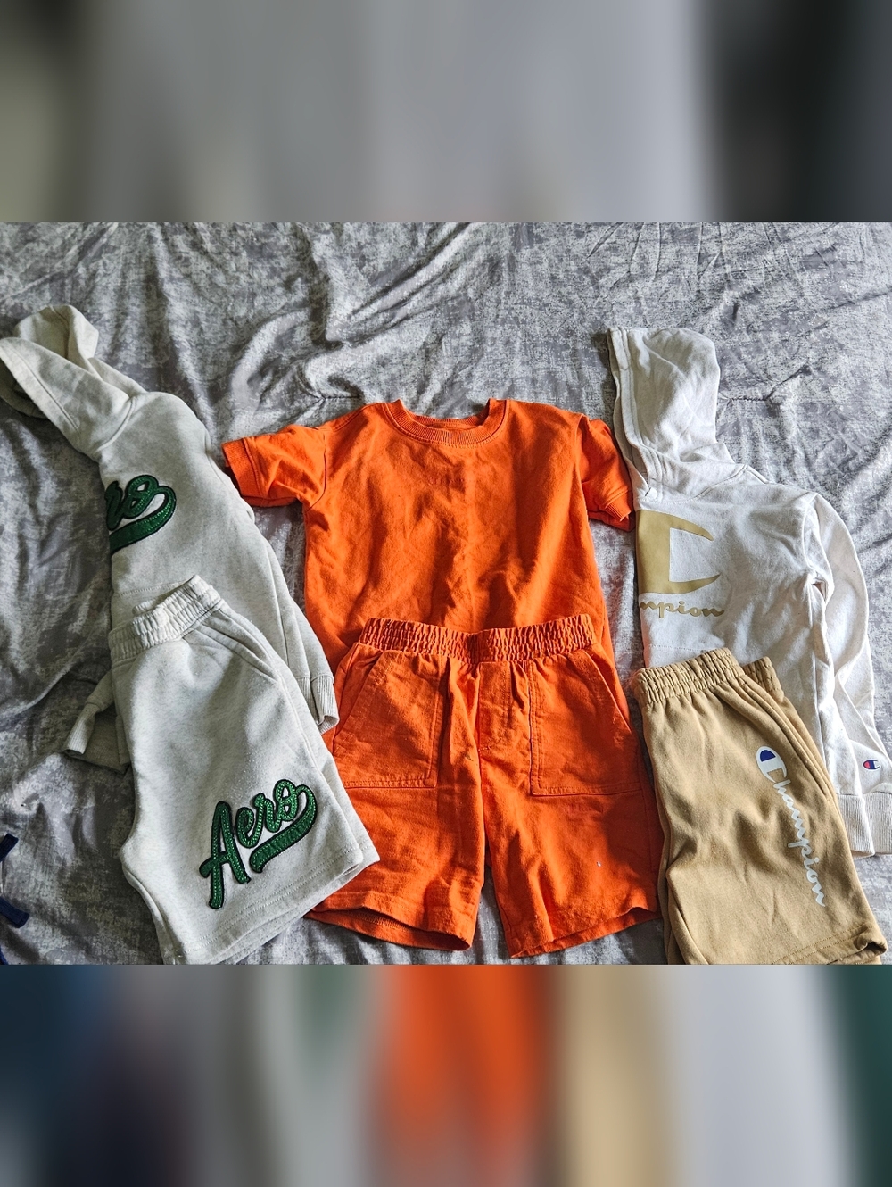 Aero And Champion Shorts Set (Bundle)